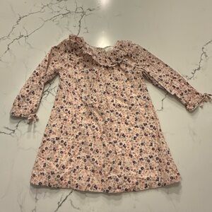 Nordstrom Pink Floral Ruffle Dress